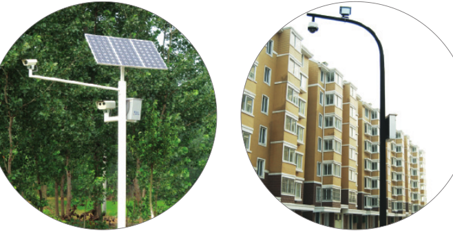 小區交通監控桿